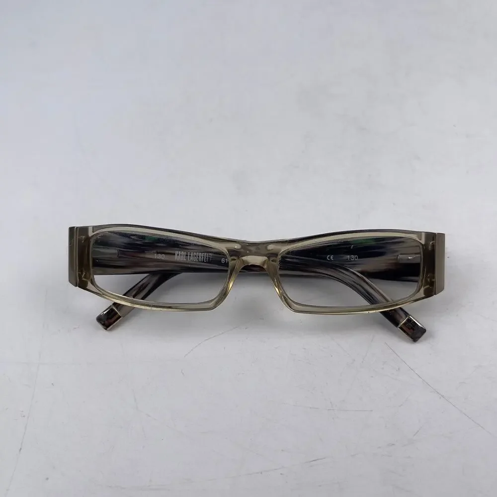 Karl Lagerfeld 619 019 Women's Eyeglasses Frame Gray Rectangular Full Rim 130 mm